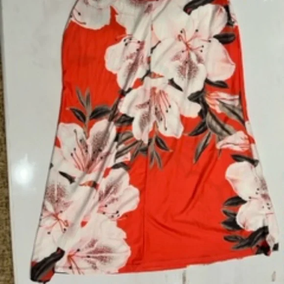 Lily Floral Dress - Size L - Orange/Floral - Picture 3 of 3